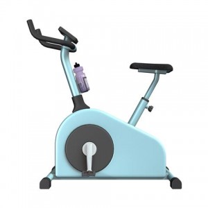 3D digital render of an indoor exercise bike isolated on white background